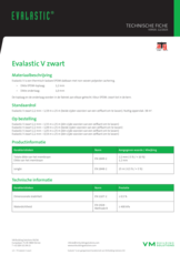Evalastic V zwart - TF